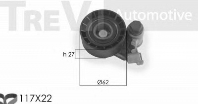 TREVI AUTOMOTIVE kd1318 -  Комплект ремня ГРМ